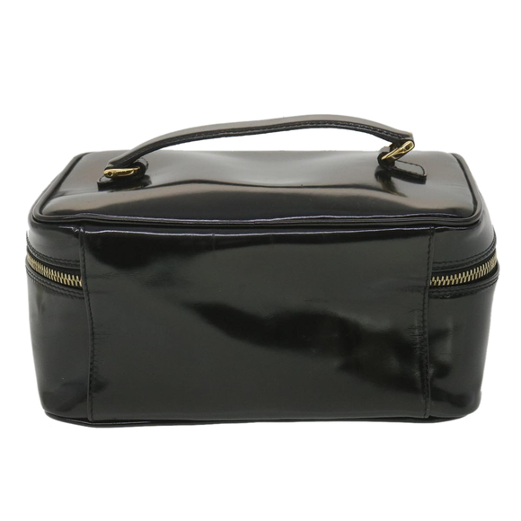 GUCCI Bamboo Vanity Cosmetic Pouch Patent leather Black 032 1705 Auth bs4532 - Picture 2 of 16